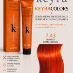 Keyra Keyracolors – 7.43 Biondo Rame Dorato 100 Ml