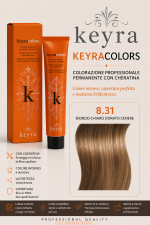 Keyra Keyracolors – 8.31 Biondo Chiaro Dorato Cenere 100 Ml