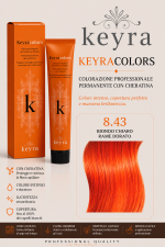Keyra Keyracolors – 8.43 Biondo Chiaro Rame Dorato 100 Ml