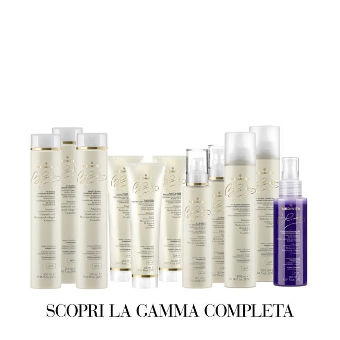 Blondie Maschera Fortificante Biondi Caldi 150Ml A Base Di Amaranto, Acido Ialuronico, Collagene, Ceramidi - immagine 4