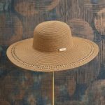 Cappello A Tesa Larga In Fibra Di Carta Intrecciata